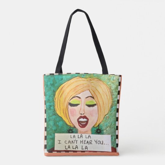 ママが幸せでなければトートバックは、幸せなだれもではないです トートバッグ (裏面)