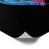 ママが愛する女の子が現れる車輪かヒール ポスター (角)