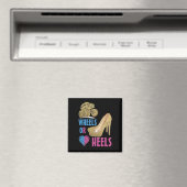 ママが愛する女の子が現れる車輪かヒール マグネット (インサイチュ (食洗機))