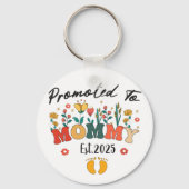 ママが最高に。2025年:新しい母キープサケ キーホルダー (正面)