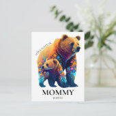 ママが来る心配はない – 母の日 ポストカード (スタンド正面)