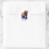 ママが来る心配はない – 母の日 ラウンドシール (バッグ)