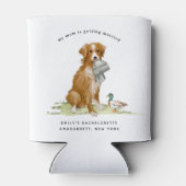 ママが結婚する！ | 犬の肖像画 缶クーラー (裏面)