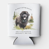 ママが結婚する！ | 犬の肖像画 缶クーラー (正面)