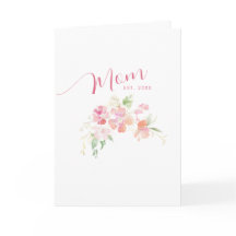 ママが設立した、優しいピンクの花の母の日