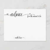 ママが赤ちゃんのシャワーカードになるアドバイス アドバイスカード (正面)