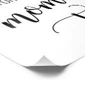 ママが赤ちゃんシャワーのサインを受けるアドバイス フォトプリント (角)