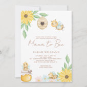 ママが赤ちゃんシャワー 招待状 (正面)