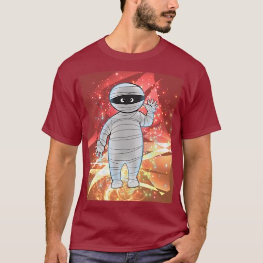 ママが赤のモリス Tシャツ (正面)