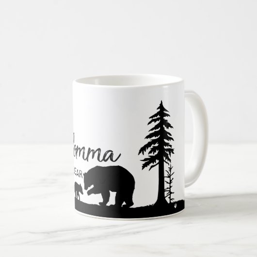 ママくまのコップ コーヒーマグカップ (正面右)