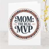 ママこそ真のMVP カード (黄色い花)