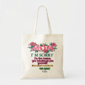 ママごめんね私が自分をペイする理由 トートバッグ (正面)