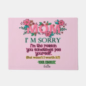 ママごめんね私が自分をペイする理由 ドアマット (正面)