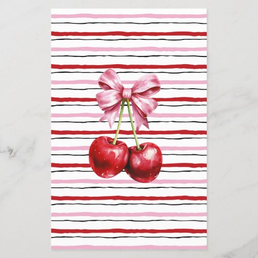 ママさくらんぼ赤ちゃんシャワーゲームカード チラシ (裏面)