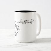 ママしかわかんねえよ！ ツートーンマグカップ (正面右)