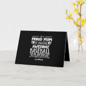 ママすごい野球選手 カード (黄色い花)