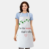 ママだから！エプロン エプロン (着用した状態)