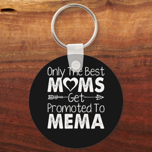 ママだけがメ最高のマに昇進する キーホルダー (正面)
