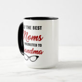ママだけ最高のがおばあちゃんのコーヒーに昇進する マグカップ (正面左)
