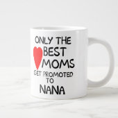 ママだけ最高のがナナに昇進する ジャンボコーヒーマグカップ (右)