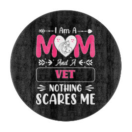 ママだし獣医だし、私なんにも怖くないよ！獣医ママって楽しいよね カッティングボード