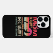 ママだわ マミーだわ 偉大なマミーよ 何も怖くないわ iPhoneケース (裏面横)