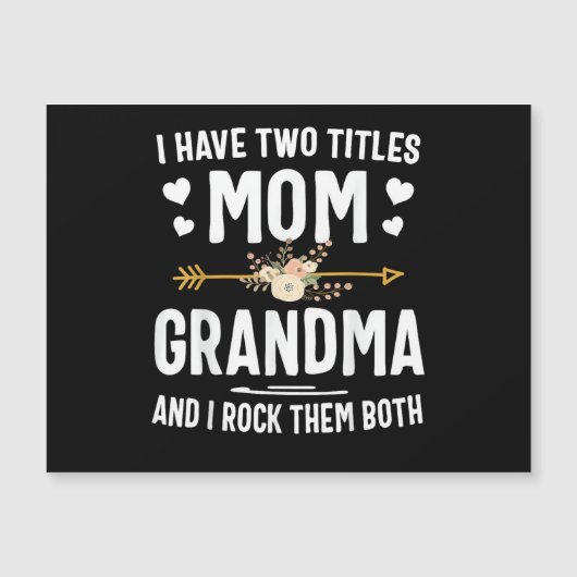 ママとおばあちゃんという2つの呼び名がある (正面)