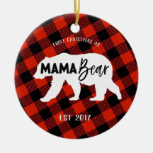 ママとしてBear Ornament初めてのクリスマス