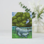 ママとカーフの管理 ポストカード (スタンド正面)