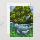 ママとカーフの管理 ポストカード (正面/裏面)