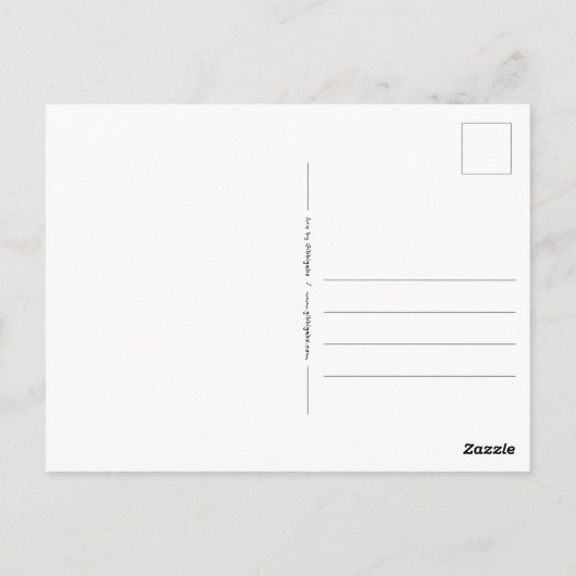 ママとカーフの管理 ポストカード (裏面)