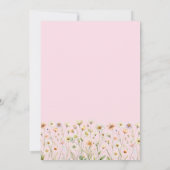 ママとゴスリング女の子の赤ちゃんシャワー 招待状 (裏面)