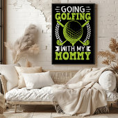 ママとゴルフに行く ポスター