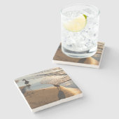 ママとサンセットウォーク ストーンコースター (横)