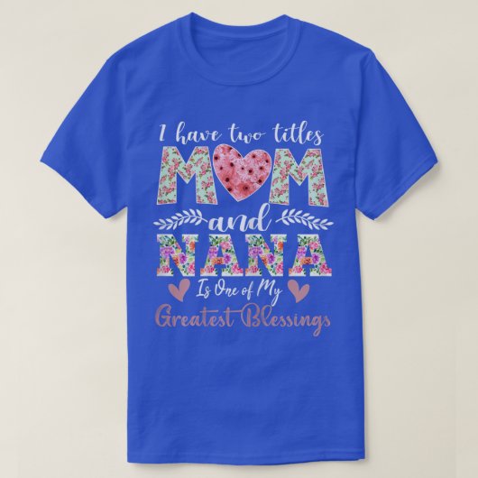 ママとナナと呼ばれる女賛美間はナナT Tシャツ (デザイン正面)