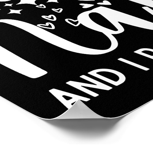 ママとナナの2つのタイトルを持っているおもしろい ポスター (角)