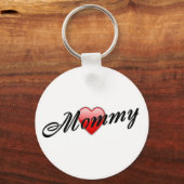 ママとハート キーホルダー (正面)