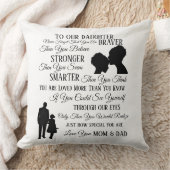 ママとパパから娘へ クッション (ブランケット)