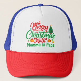 ママとパパと一緒にクリスマスを祝おう-42705 キャップ
