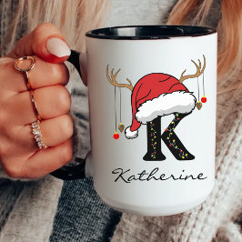 ママとパパのための特別なクリスマス家族マグカップ マグカップ