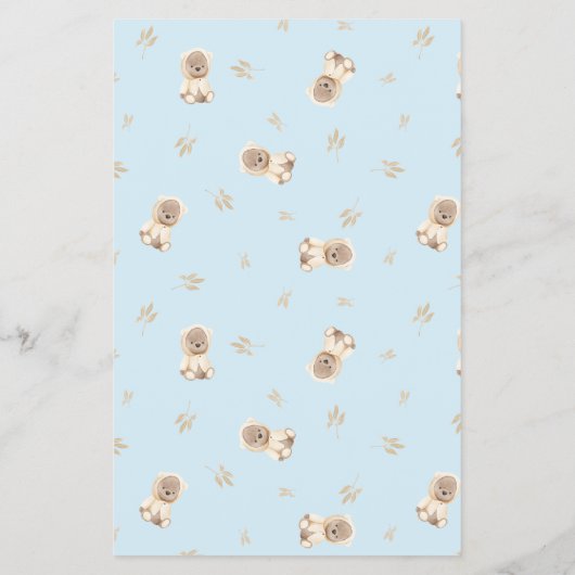 ママとパパのゲーム私たちは真摯に待つことができるテディベア チラシ (裏面)