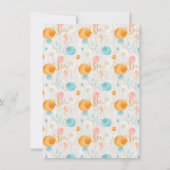 ママとパパの赤ちゃんシャワー招待状の子猫 招待状 (裏面)