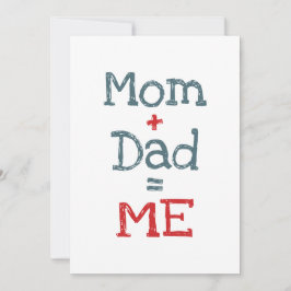 ママとパパは私 招待状