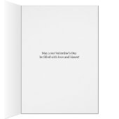 ママとパパスイートトリートバレンタインデイカード (内側 (右))