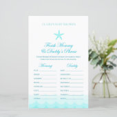 ママとパパフレーズの仕上げ – ベビーシャワーゲーム (スタンド正面)