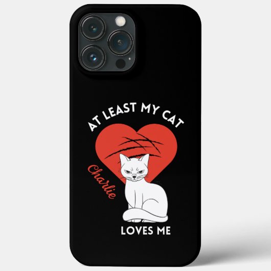 ママとパパ猫の愛のカスタム電話事件 Case-Mate iPhoneケース (裏面)