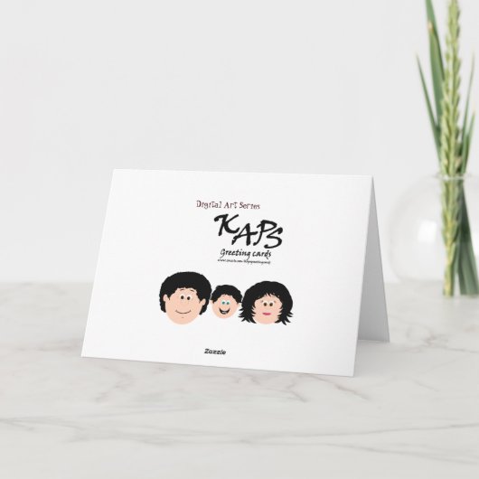 ママとパパ カード (裏面)