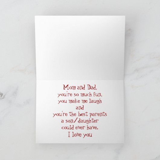 ママとパパ カード (内部)