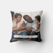 ママとパパ |ボホ文字オーバーレイ2枚 クッション (裏面)