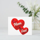 ママとパパ ポストカード (スタンド正面)